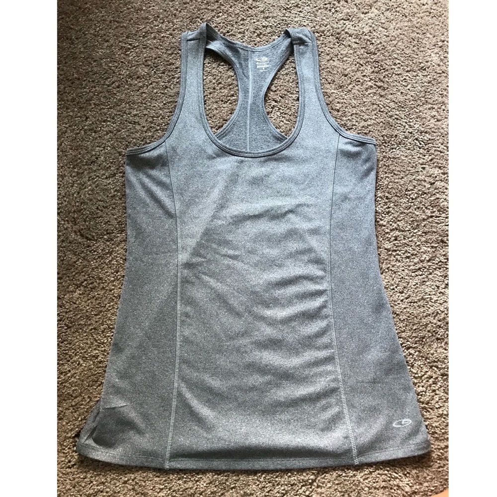 Champion Duo-dry athletic tank top grey